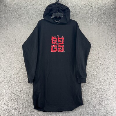 Givenchy Paris Dress Womens Extra Small Hoodie Pullover Long