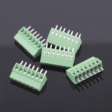 5PCS 7 poles/7 Pin 2.54mm 0.1'' PCB Universal Screw Terminal Block Connector