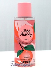 VICTORIA'S SECRET PINK LIMITED EDITION JUST PEACHY BODY MIST SPRAY 8.4 FL OZ