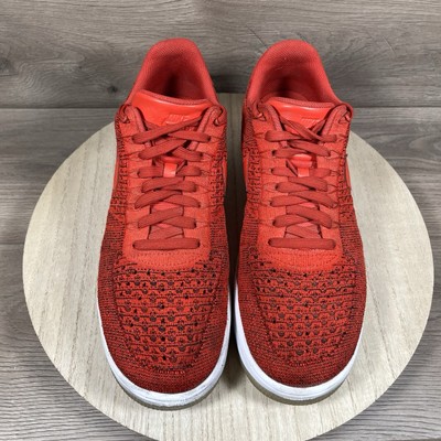 nike air force 1 flyknit mens orange