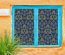 3D Leaf Pattern O2172 Window Film Print Sticker Cling Stained Glass UV Block Fa