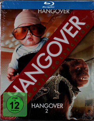 Hangover - 2 Movie-Collection - Teil 1 & 2 - Blu-ray - Steelbook - Rarität - neu