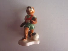 Goebel 33 108-13  5 Inch Rabbit Playing Soccer Figurine