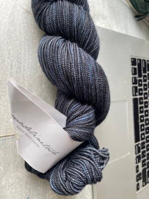 1 SKEIN Madelinetosh TOSH SOCK  ''THUNDERSTORM''  superwash merino wool yarn