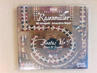 SELTENE CD / ROSENMÜLLER / BEATUS VIR ? / MOTETS / AMANDINE BEYER / NEU CELLO