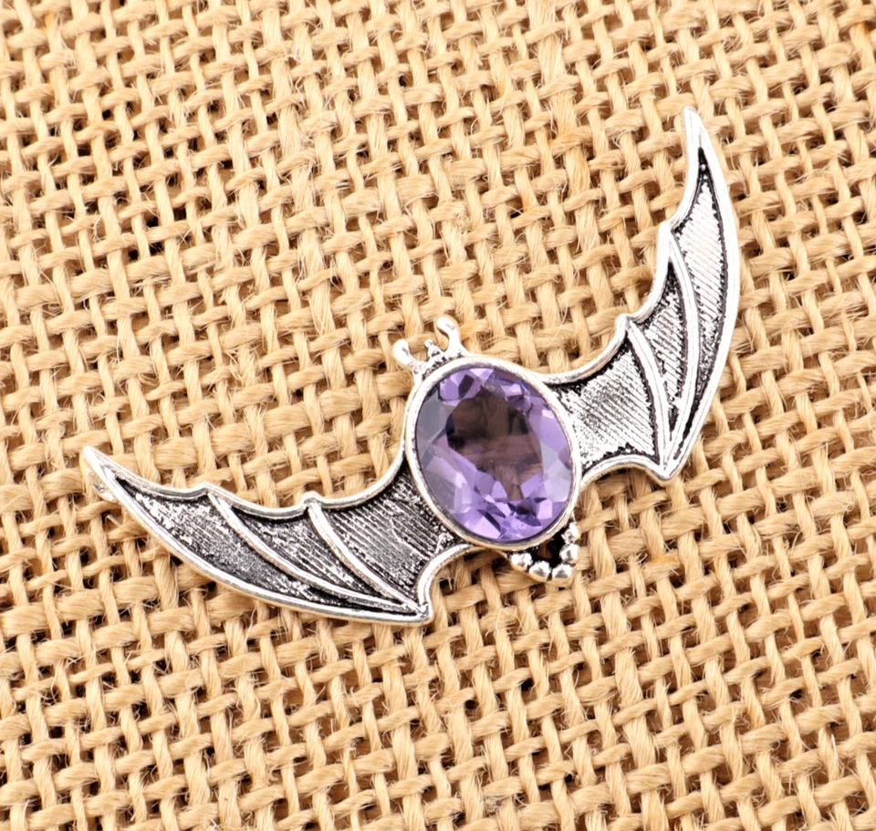 Iolith Quarz Edelstein 925 Sterlingsilber ethnische Handarbeit Schmuck Anhäng... - Bild 2 von 4