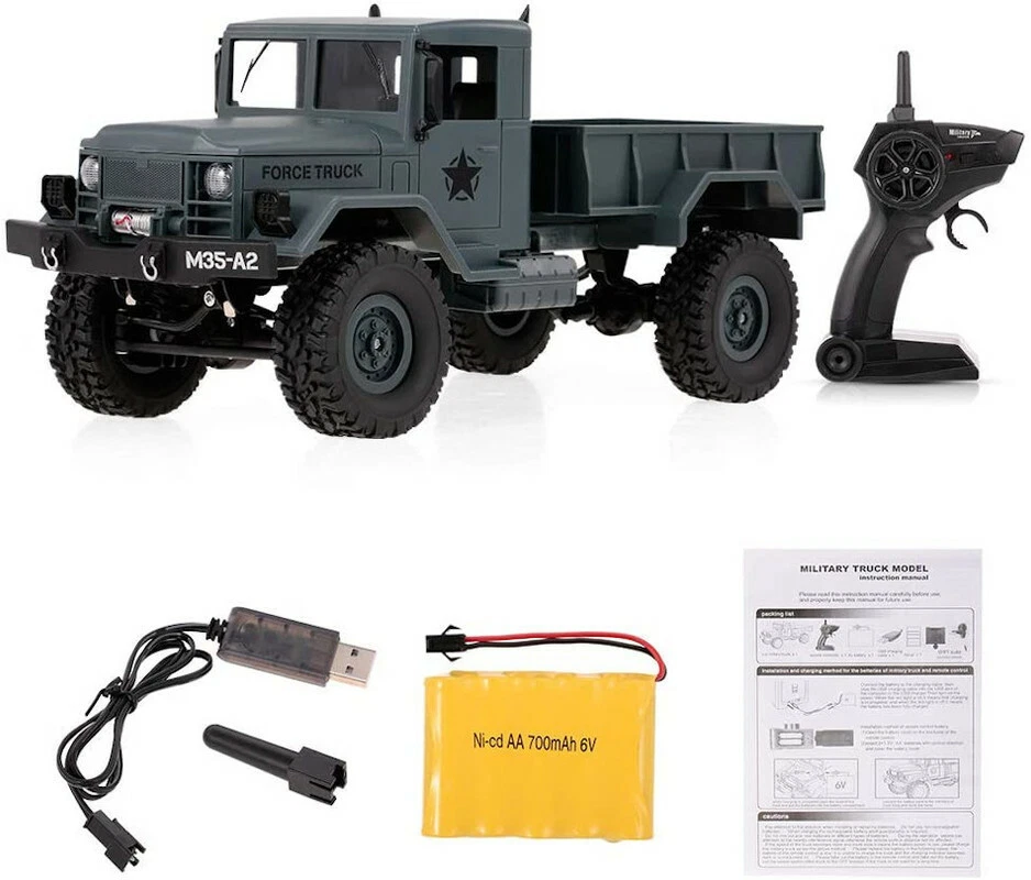 Camion Militare Radiocomandato JJRC M35 Scala 1:16 2.4Ghz - Immagine 3 di 4
