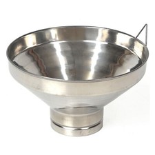 Milk Strainer with Screen and Lock, Steel, Fits Large Milk Cans, 5 Qt Capacity