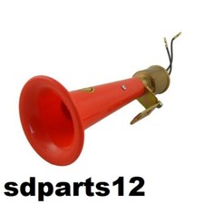 Tromba Rossa 12V Clacson Fischietto Lupo Trombetta Turca per Auto Camper Barca