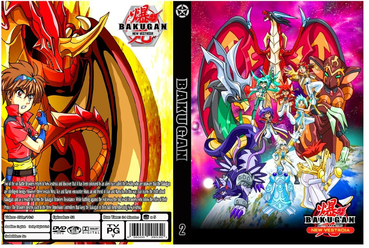 Bakugan Anime Series Season 1-4 Episodes 189