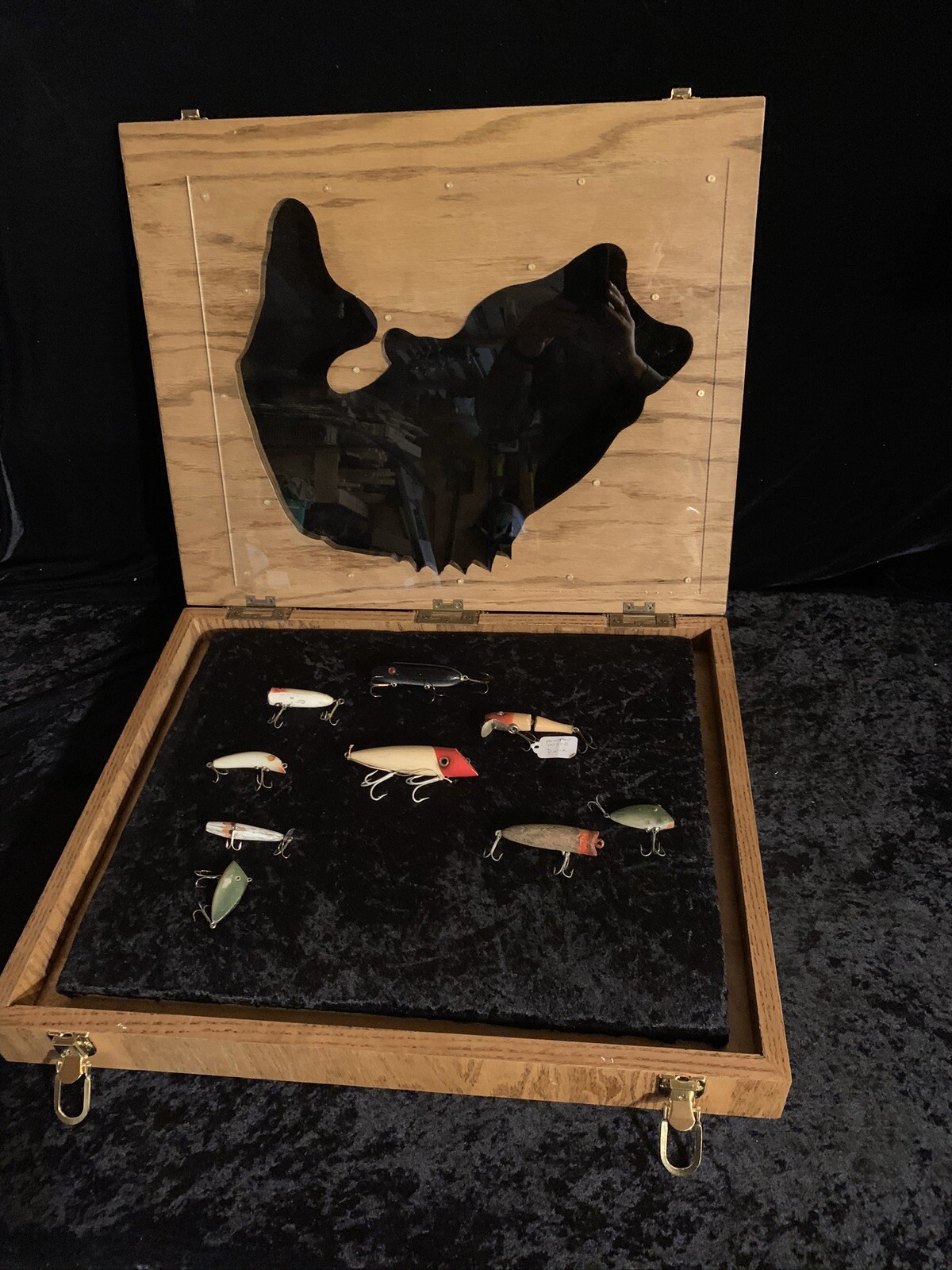 Vintage Fishing Lure Display Case!! eBay