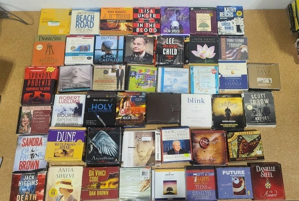 Wholesale Random Audio books on cd lot of 30+ assorted audiobooks Examples Pictu - Image 2 of 4