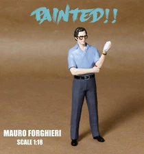 MAURO FORGHIERI PAINTED FIGURE FERRARI CMC, EXOTO, MINICHAPMS Scale 1:18