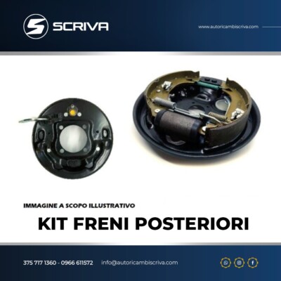 Kit Freni Posteriori Per Fiat Panda 141 4X4 - Ganasce, Tamburi - Foto 4