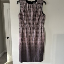 Vince Camuto Ombre Sheath Dress Sz 10
