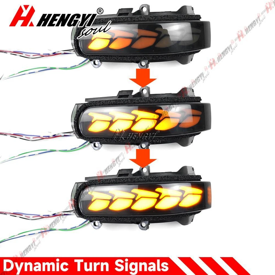 Sequential LED Mirror Turn Signal Light Lamp For Scion TC 2011-2016 XB 2008-2015 - Image 2 of 4