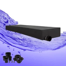 RecPro 42 Gal RV Holding Tank Black Waste Water w/ Fittings Kit