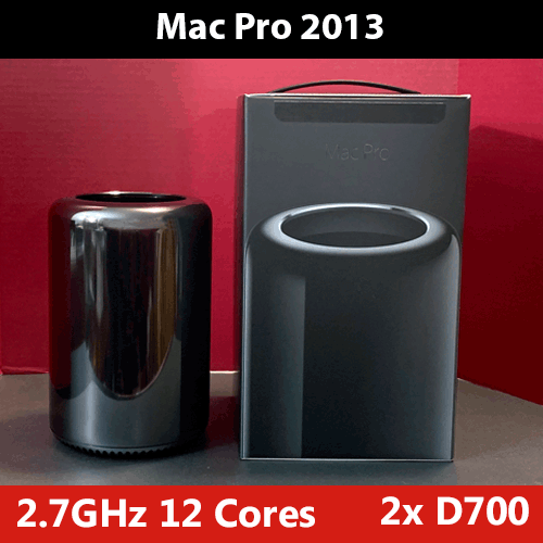 2013 Mac Pro 2.7GHz 12-Cores | Dual AMD D700 | 128GB RAM | 1TB Apple PCIe SSD - Picture 1 of 1