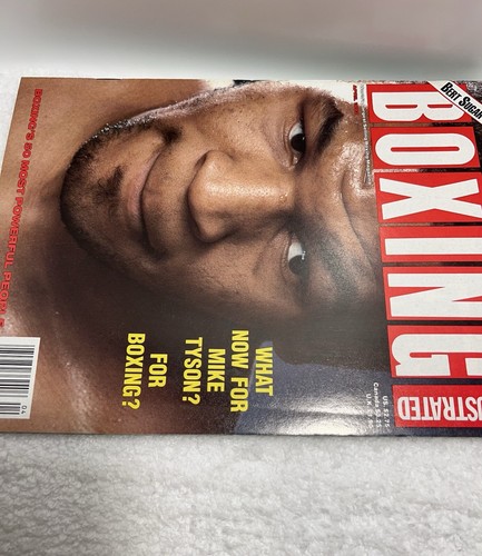 BOXING ILLUSTRATED APRIL 1992 MIKE TYSON COVER NEWSSTAND EDITION - Picture 14 of 21
