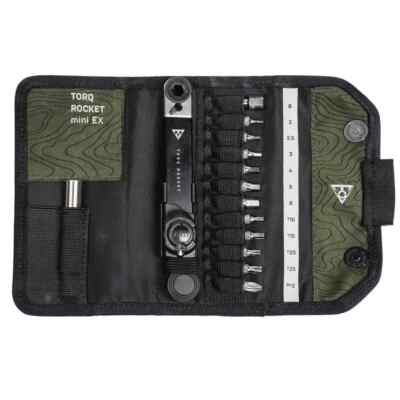 Topeak Torq Rocket Mini EX Ratsche mit optionaler Drehmomentfunktion schwarz
