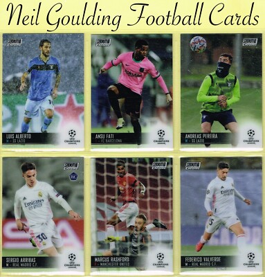 Topps Champions League 2020-21   STADIUM CLUB CHROM   Fußballkarten #1 bis #100