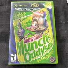 Oddworld: Munch's Oddysee Microsoft Xbox, 2001 Complete NICE