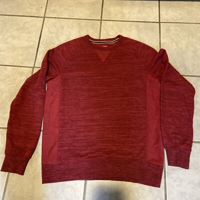 A Vintage Champion Red Long Sleeve Red Made In Size  Medium