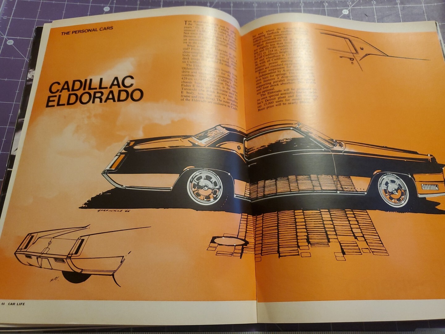 November 1966 Car Life Magazine 1967 New Cars Ford GT-40