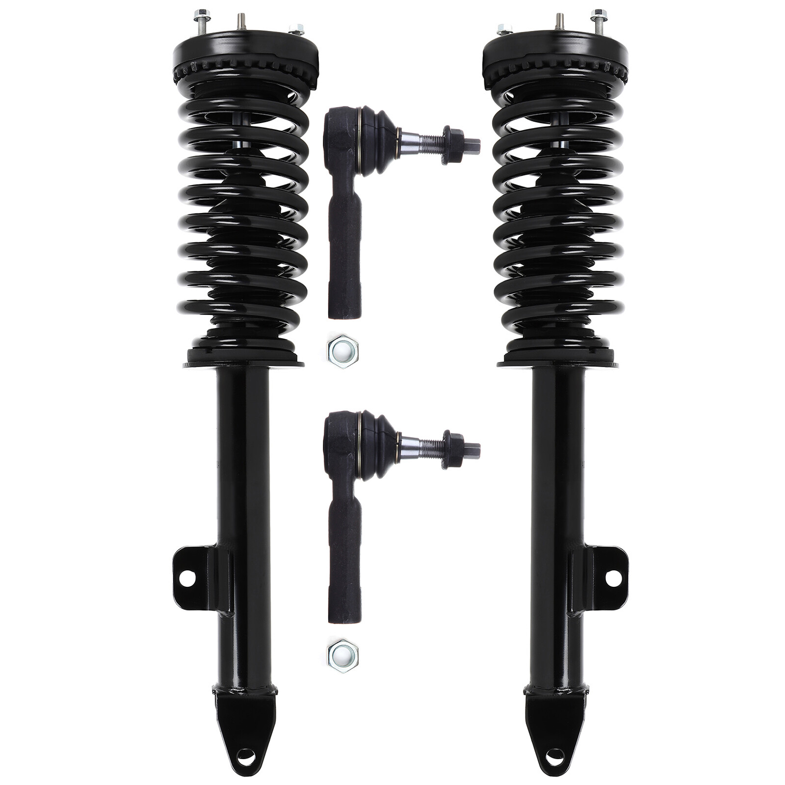 2005-2010 Chrysler 300 Dodge Charger Front Struts with Tie Rods & End Links