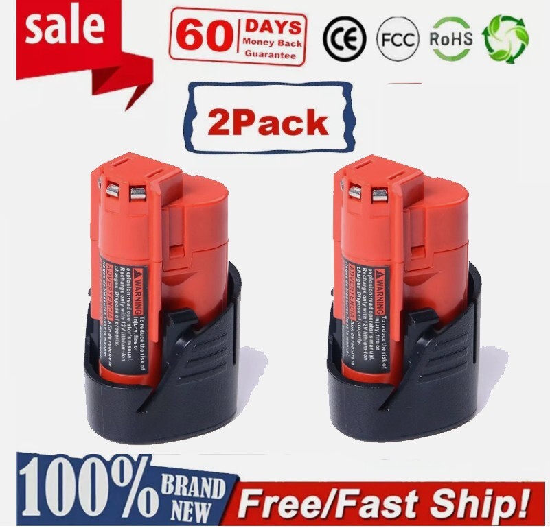 Milwaukee M12 REDLITHIUM 12V 3.0 Ah Lithium-Ion Battery (48-11 