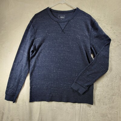 SONOMA Mens Blue Long Sleeve Thermal Shirt L