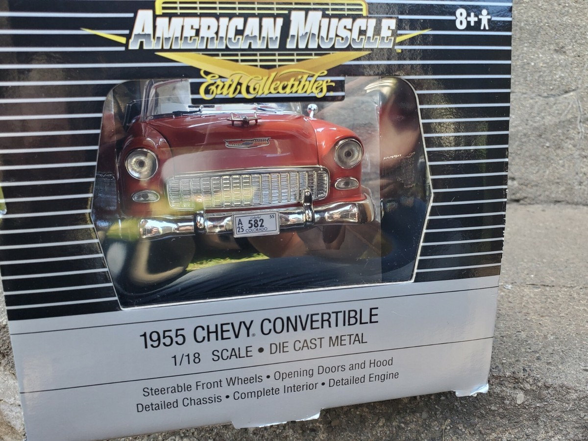 ERTL American Muscle 1955 Chevy Bel Air 1:18 Scale Diecast Limited