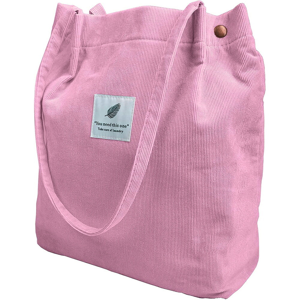 UK Womens Canvas Corduroy Tote Bags Handbag Messenger Shoulder Bag