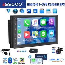 DAB+ Android 13 Carpaly Doppio 2DIN 7" Autoradio GPS NAVI Radio Bluetooth Fotocamera