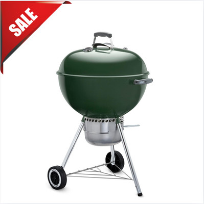  SALE!!! Weber Original Kettle Premium 22-Inch Charcoal Grill, Green, 14407001