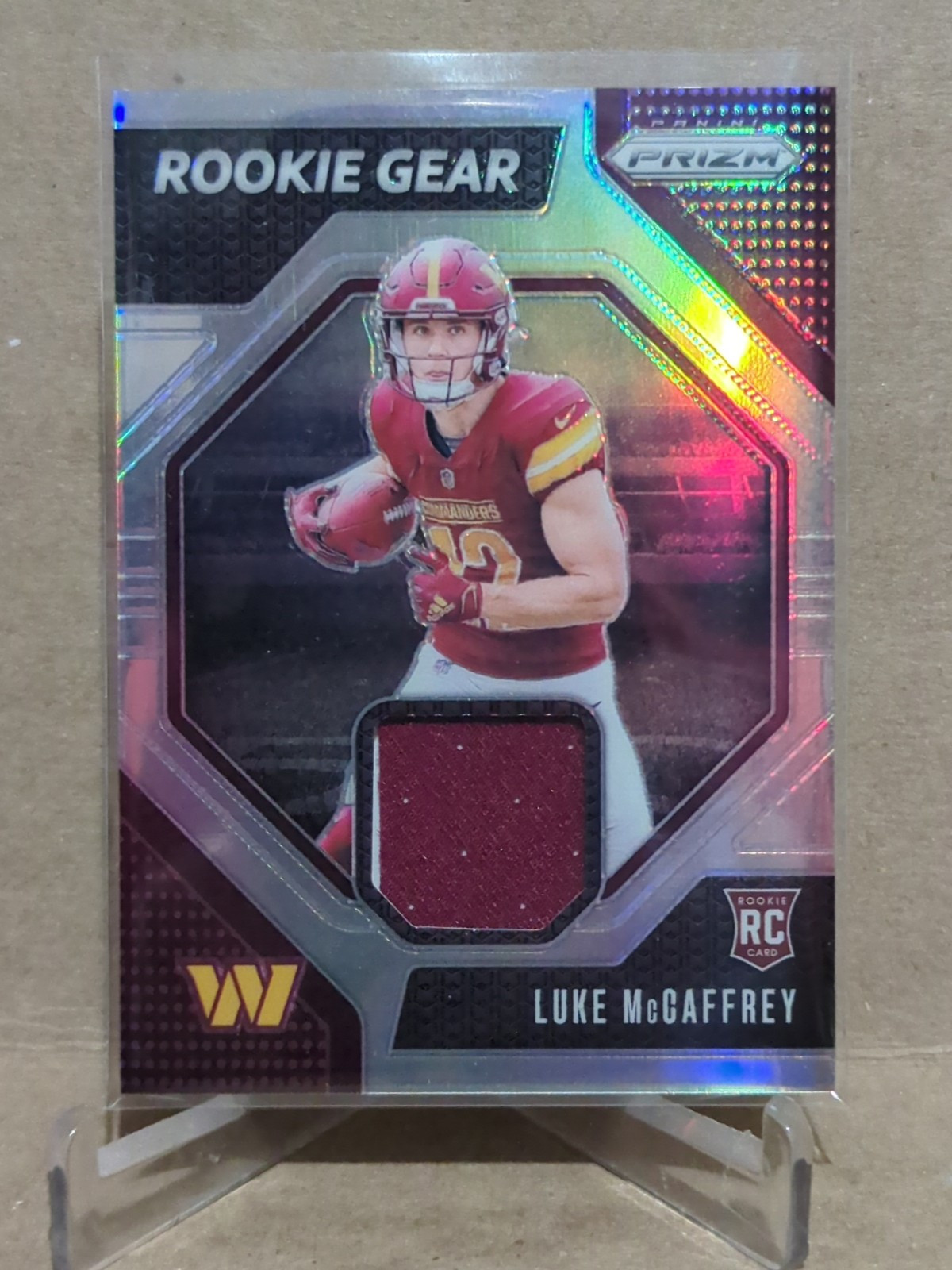 2024 Panini Prizm Rookie Gear #19 Luke McCaffrey