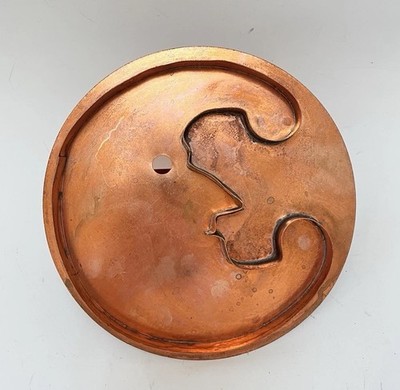Vintage Martha Stewart Copper Cookie Cutter The Man in the Moon 6 