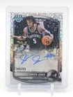 JAMIER JONES 2025-26 BOWMAN CHROME U SPECKLE 1ST ROOKIE AUTO /299 Q2277
