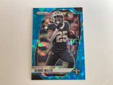 2024 Panini Prizm #205 Kendre Miller Blue Cracked Ice #/99 ￼ New Orleans Saints