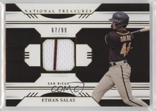2024 Panini National Treasures Game Gear Swatches 67/99 Ethan Salas #GGS-ES 16wc