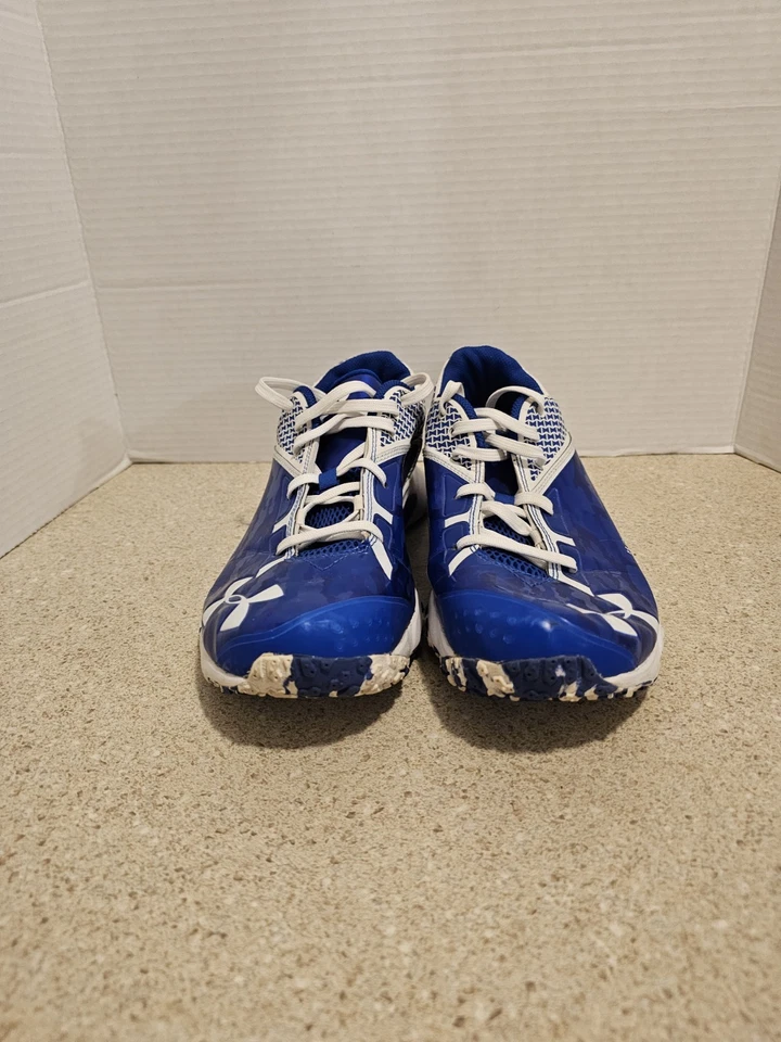 Under Armour Deception Low Turf Baseball Shie Royal Blue and white - size 10 - Image 4 of 4