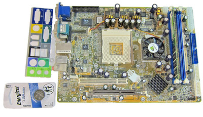 Shuttle FN41 V3.1 Nvidia nForce2 IGP+MCP-T Motherboard w/ 1GB RAM and I/O Shield