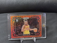 2024-25 PRIZM DRAFT PICKS FOTL ISAIAH COLLIER #2 RC VARIATION RED SHIMMER SSP#/9