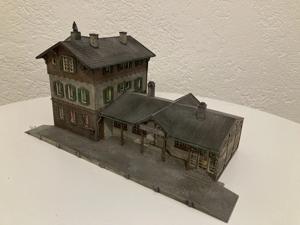 Vollmer 3507 Bahnhof Musberg gealtert patiniert Spur H0 Modellbahn - Bild 3 von 4