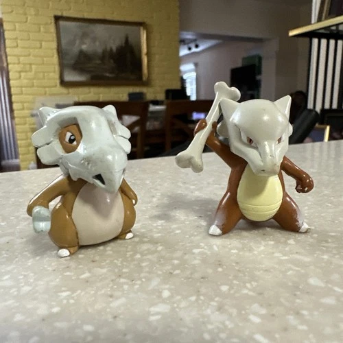 Tomy 1999 Vintage Pokemon Figure 2” Cubone And Marowak!