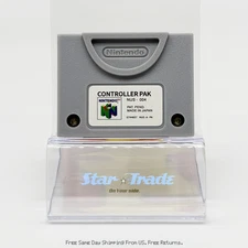 N64 Controller Pak Memory Card Pack NUS-004 Nintendo 64 Pack 256KB Fast Ship