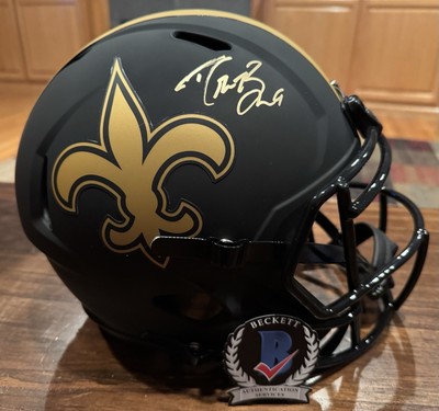 Drew Brees Autographed New Orleans Saints Eclipse Full Size Helmet Beckett