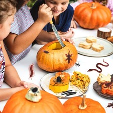 128pcs Halloween Prank Toy Simulation Spider Toys Worms and Insects Prank Toy