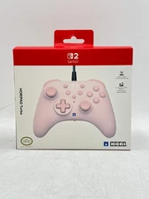 HORIPAD Turbo Wired Controller for Nintendo Switch 2 – Cozy Pink - Brand New
