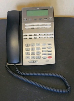 Business Phone NEC Model DSX 22B Display Telephone Black